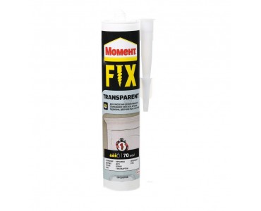 Клей момент Монтаж Fix Transparent