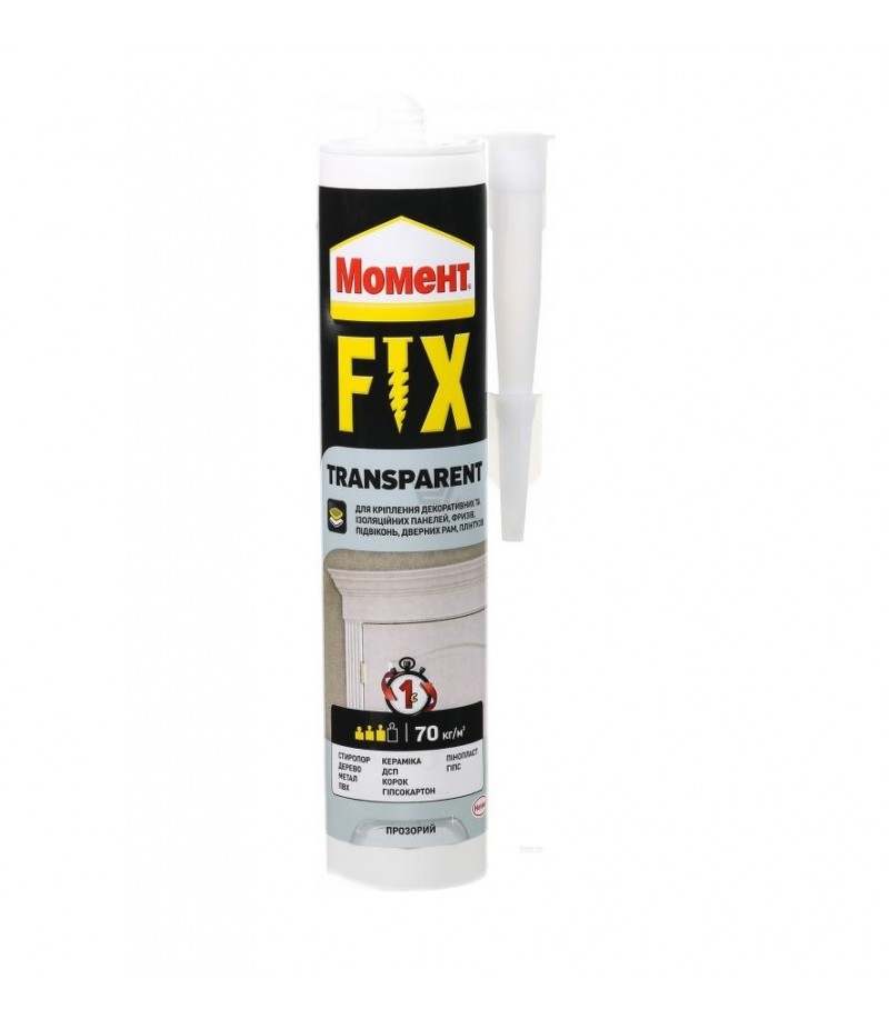 Клей момент Монтаж Fix Transparent