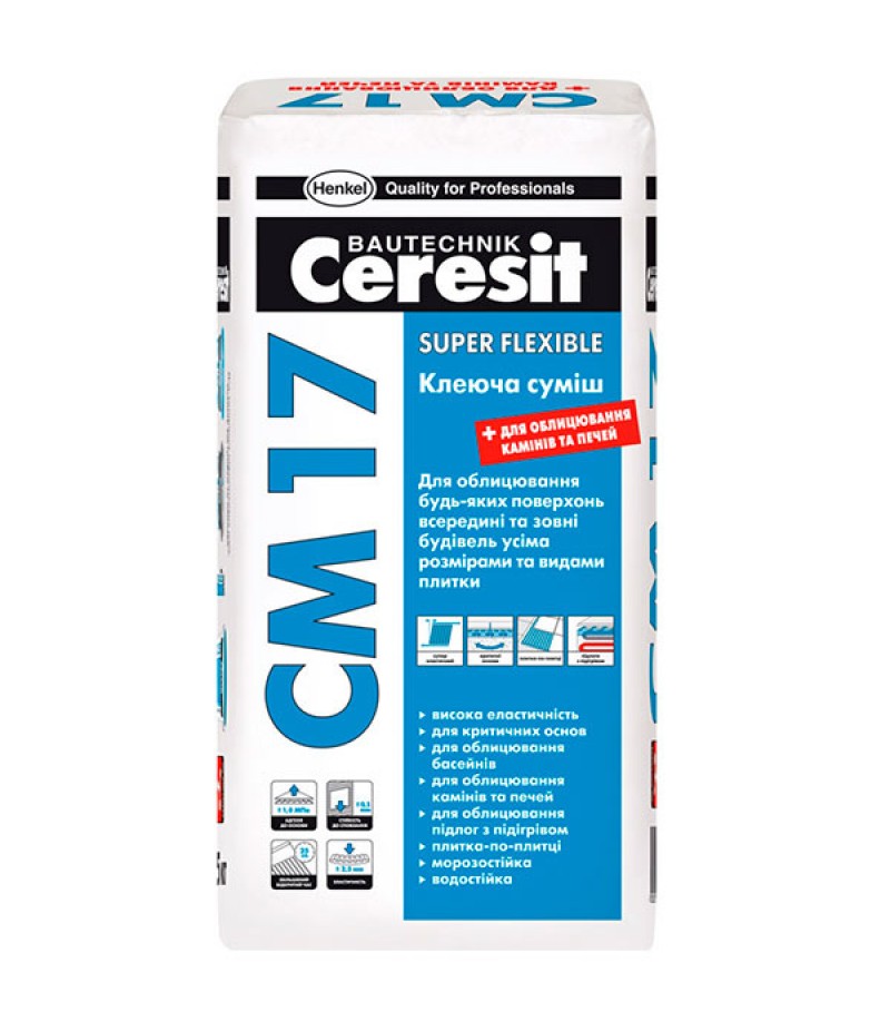 Ceresit СМ 17 Клей для плитки  25 кг
