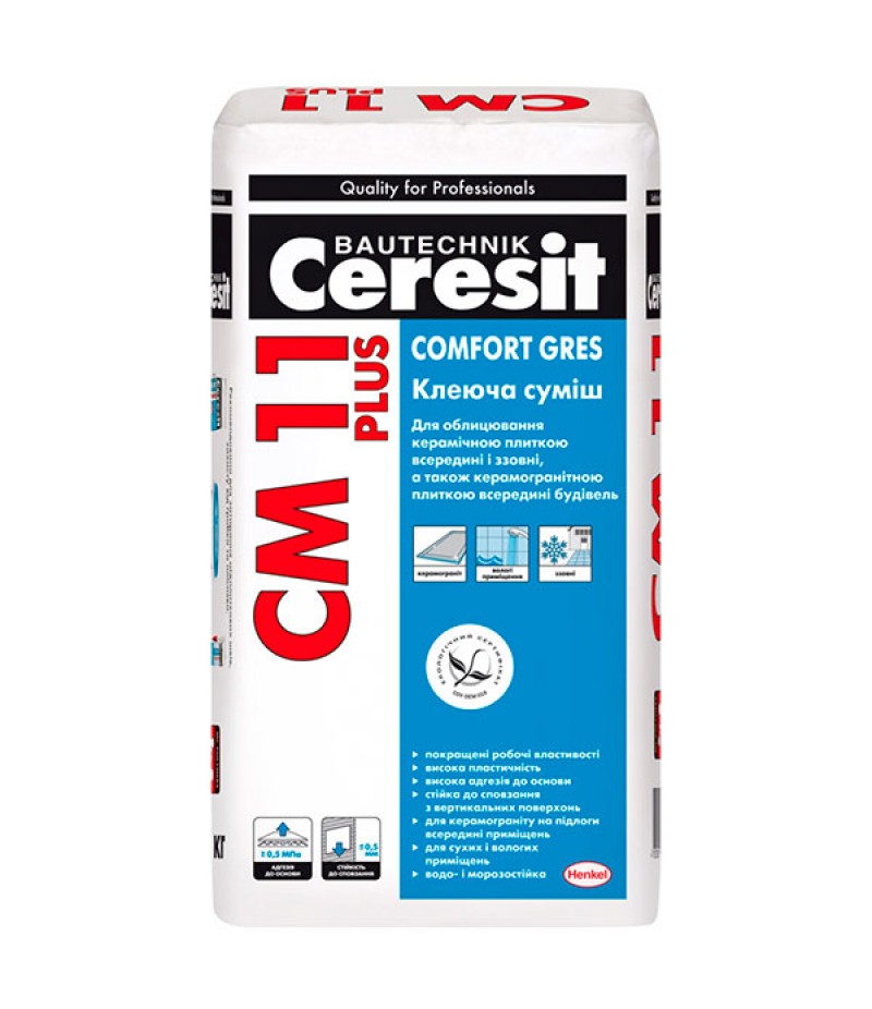 Ceresit СМ 11 Plus Клей для плитки  25 кг