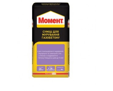 Момент Клей для кладки блоков